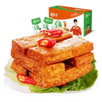 劲仔 厚豆干(泡椒味)25g*20包 湖南特产休闲零食 厚 豆腐干