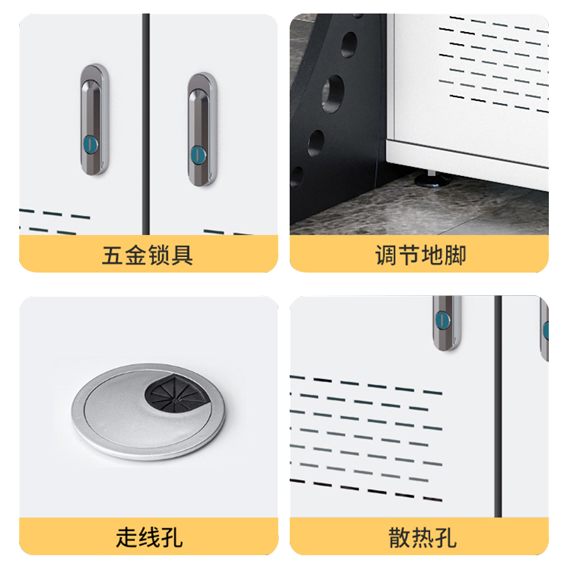 尔迈 机房操作台指挥调度台工控台中心控制监控桌 Y系列五联
