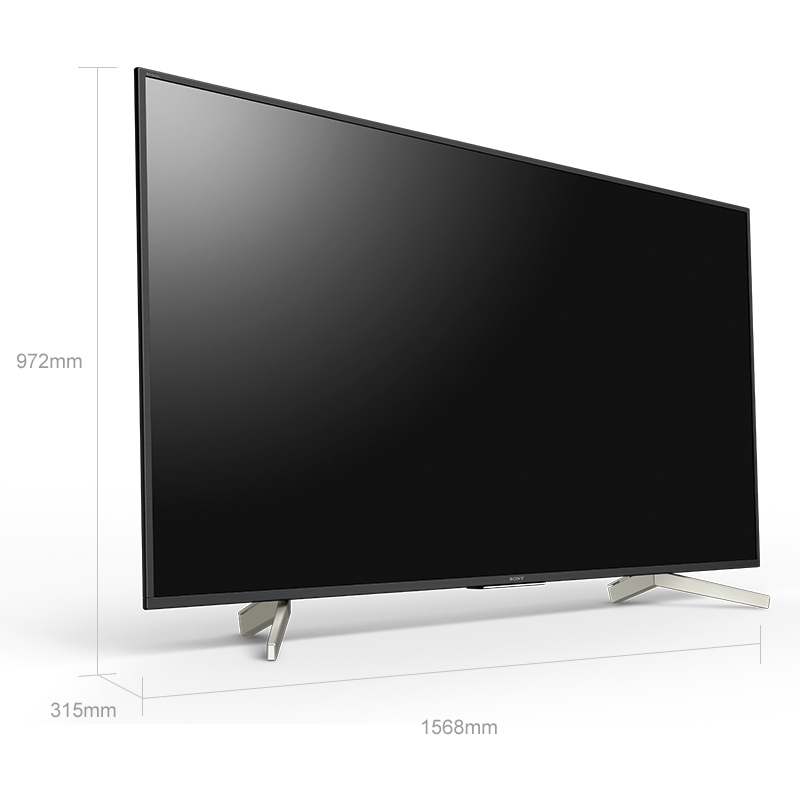 索尼(SONY)KD-70X8300F 70英寸 4K液晶 HDR智能电视 纤巧窄边框 安卓7.0