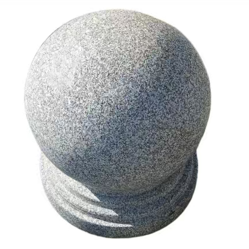 东方能展 防撞路障石球石墩圆球 直径60CM 个高清大图