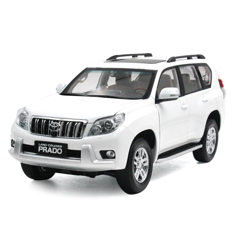 一汽丰田原厂 1:18 2010款越野车仿真车模合金车模 预定7月底发货白色