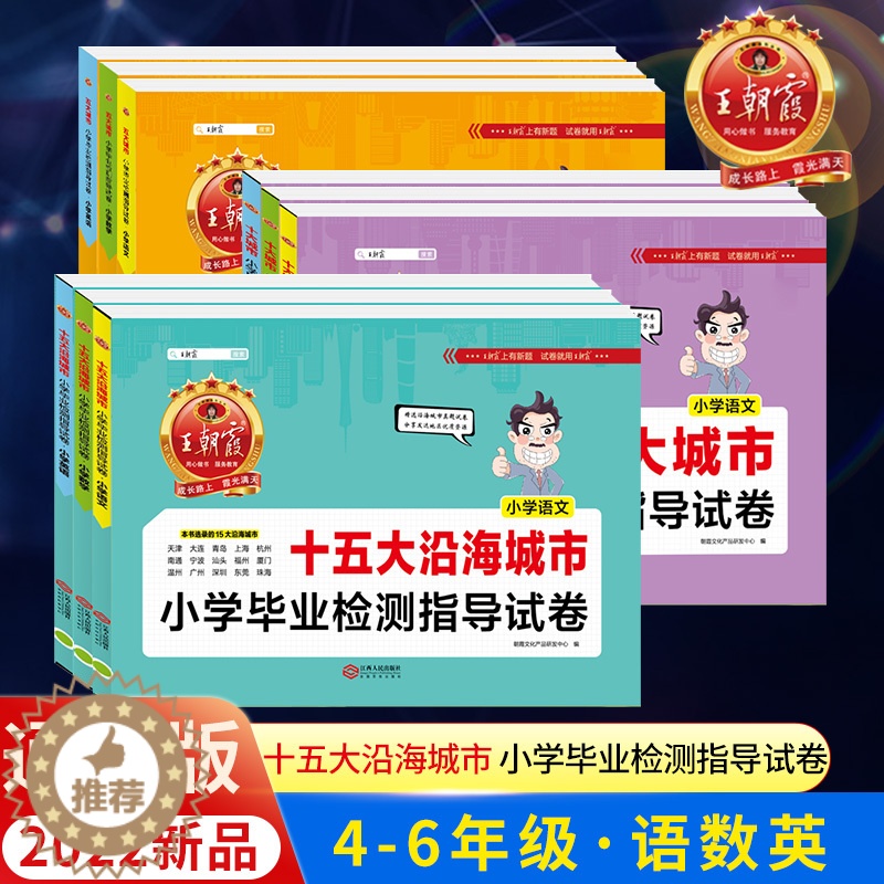 【醉染正版】新版王朝霞五大十大十五大城市卷小学毕业检测指导试卷精选考试语文数学英语六年级小升初试卷测试卷全套小升初真题卷