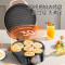 美的(Midea)电饼铛WJH3002 家用双面加热电饼档可做三明治 旋控式加深加大烤盘 早餐机煎烤机烙饼锅火力可调