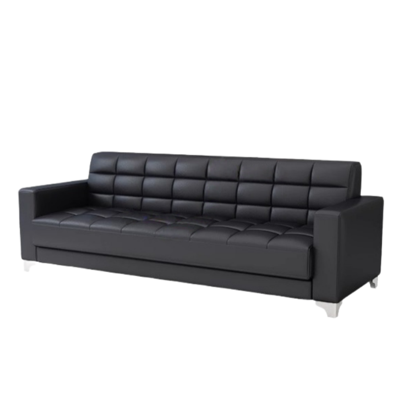 智叶舟商务沙发三人位185*72*74cm张高清大图