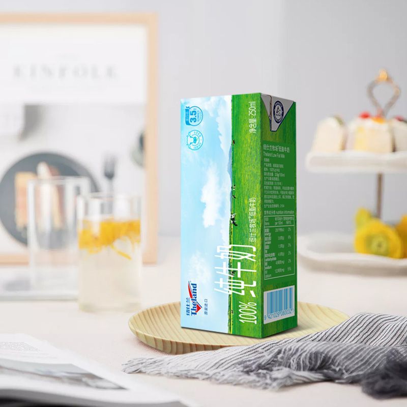 纽仕兰Theland澳大利亚进口3.5g蛋白质低脂牛奶250ml*24盒家庭装营养早餐奶高清大图