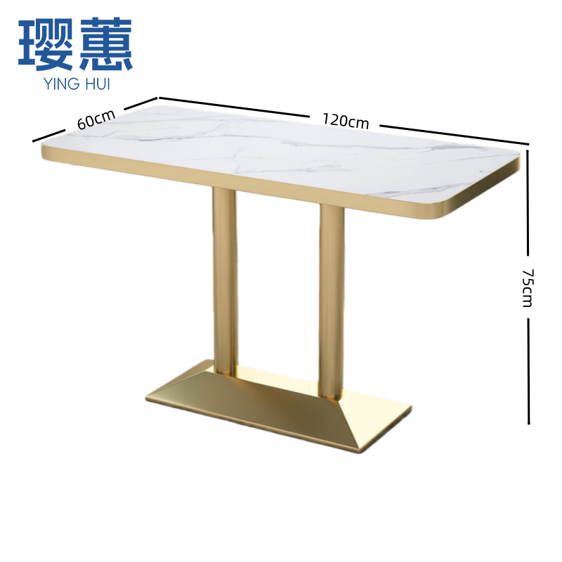 璎蕙 金边方桌0.6m 张高清大图