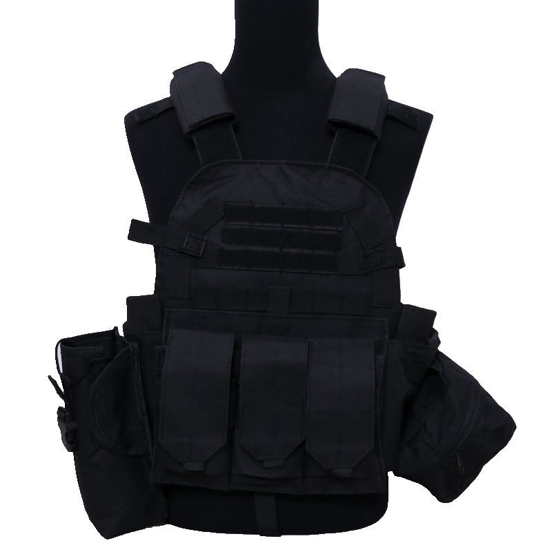 6094战术背心户外登山野营cs游戏野战防刺防护装备马甲可调节背心