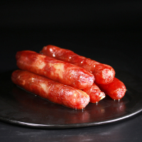 古淮 原种散养黑猪肉 香肠腊肠 咸香味250g