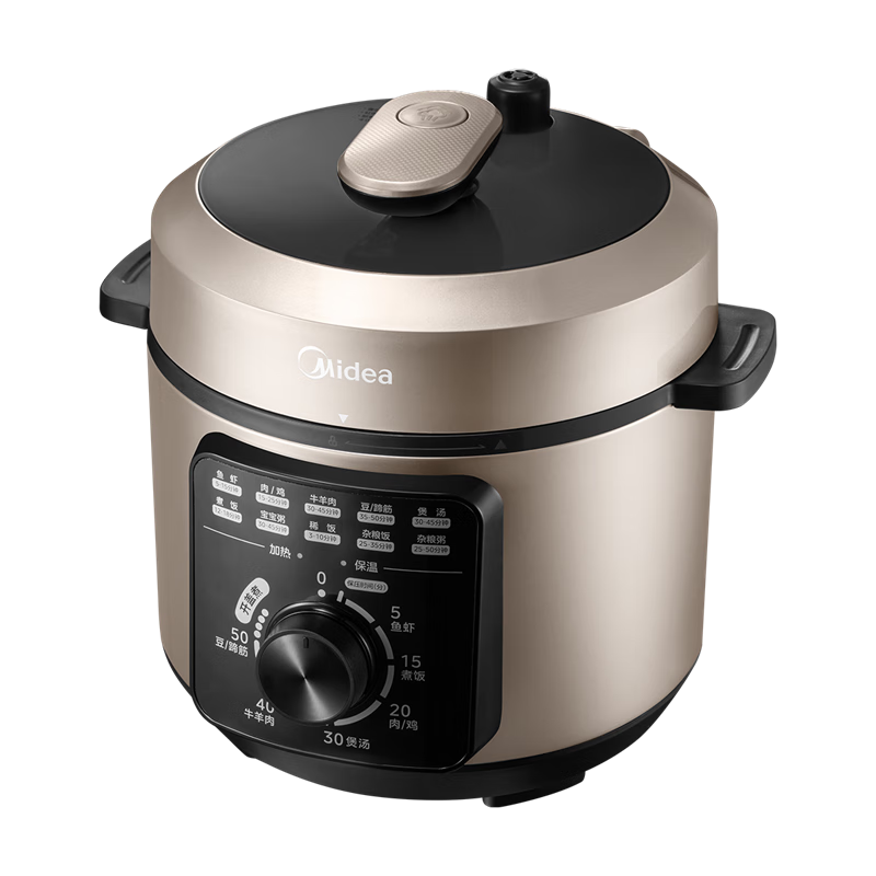 美的(Midea)电压力锅家用多功能双胆高压锅智能不粘锅电高压锅MY-E4403高清大图