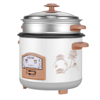立客 （LIKE） 电饭锅 CFXB-X700 黑晶内胆 4升容量 家用智能不粘锅小型电饭煲 3-7人 底盘加热 带蒸屉