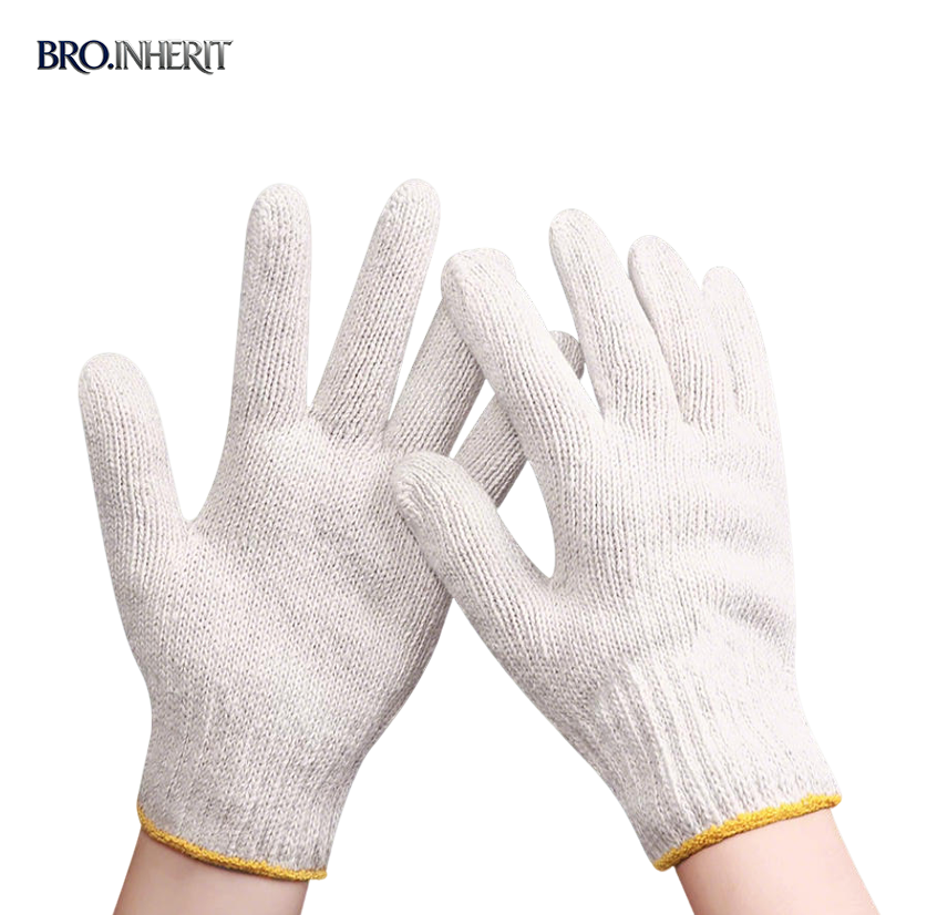 BRO.INHERIT 劳保手套600g棉纱手套 均码 12双 BRO-XST600-12