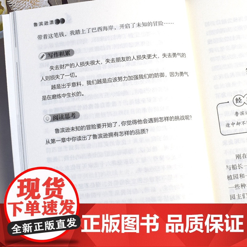 正版书籍 快乐读书吧六年级下册4册爱丽丝漫游奇境尼尔斯骑鹅旅行记鲁滨逊漂流记汤姆索亚历险记小学生语文教材配套课外阅读高清大图