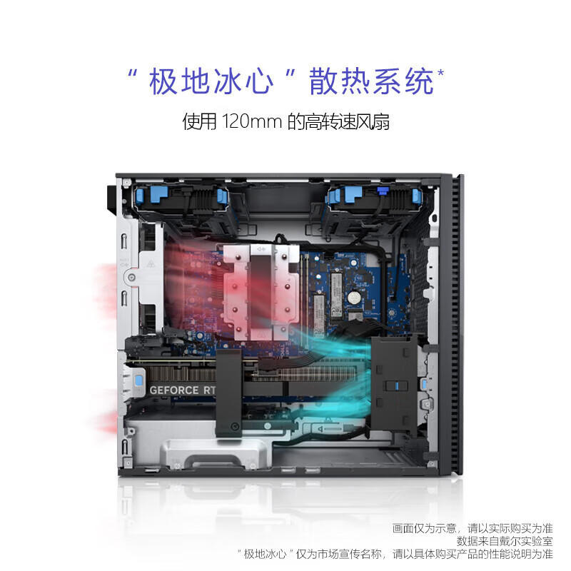 戴尔(Dell) Tower Plus EBT2250电脑台式机 游戏电竞设计渲染建模台式机 定制Ultra7-265 32G 1TB RTX4060Ti 750W电源 Win11高清大图