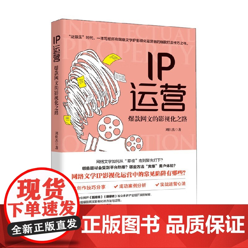 IP运营 刘仕杰 著 艺术高清大图