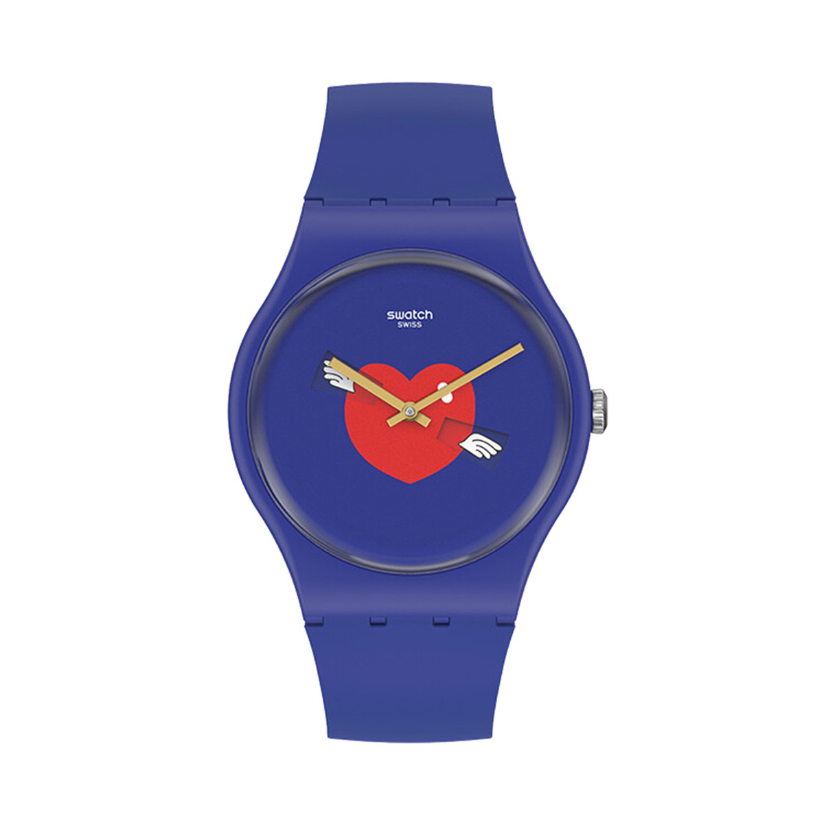 [七夕礼物]Swatch斯沃琪瑞士男女士手表情侣对表礼盒款石英腕表