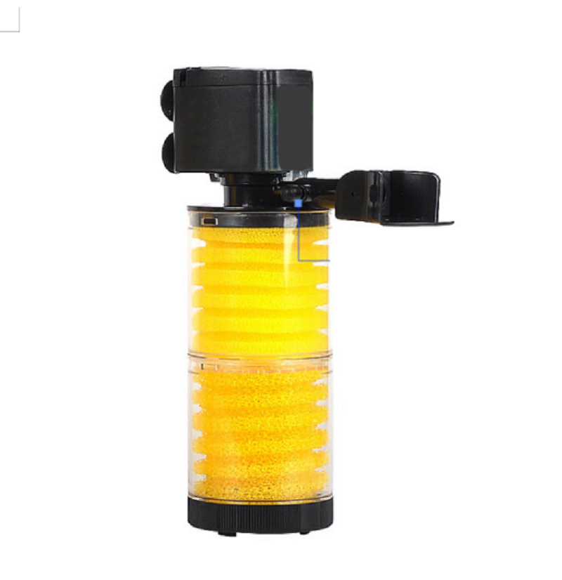 鱼缸过滤器增氧三合一较水族箱内置潜水泵过滤设备净水吸便器高清大图