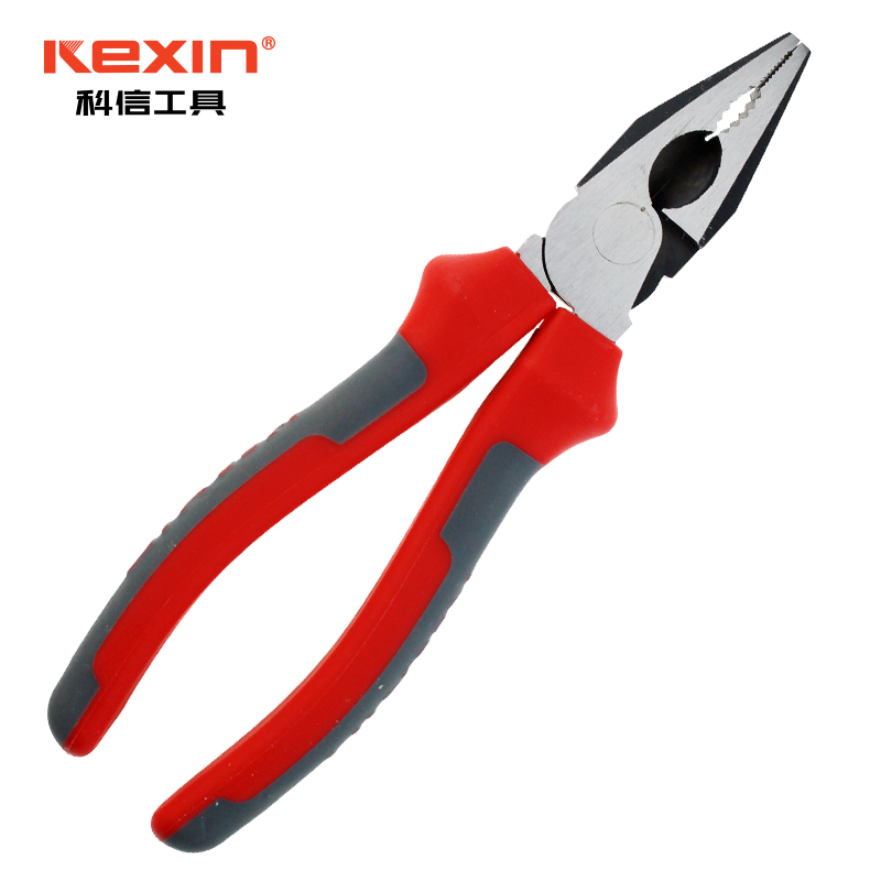 科信(kexin)工业级省力钢丝钳 克丝钳老虎钳断线钳 8英寸 KX143