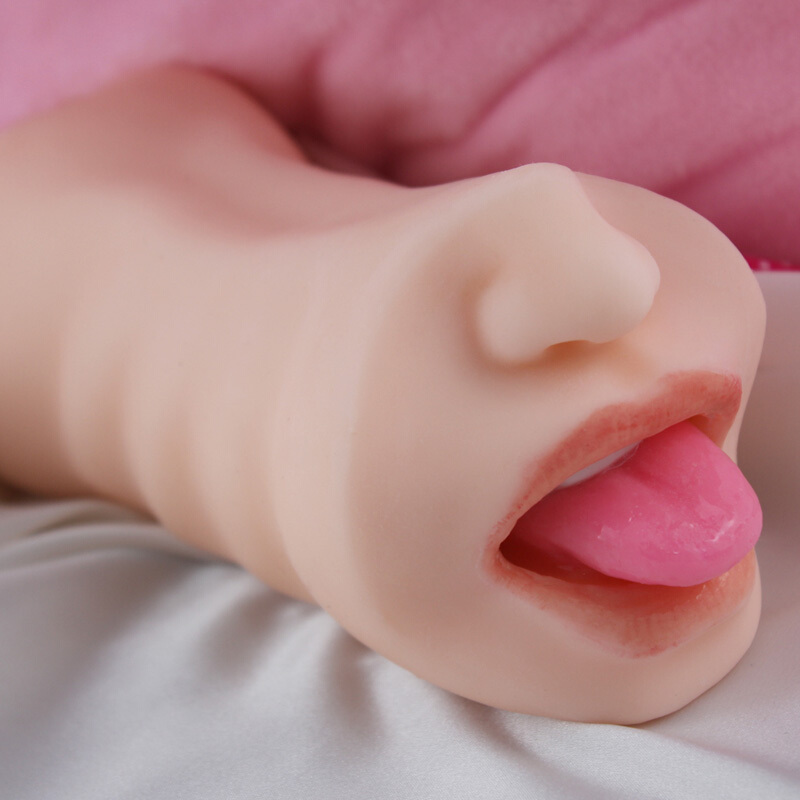 Toy’sHeart.飞机杯硅胶男用自玩器模型成人情趣性用品 含含[鲜嫩舌头]高清大图