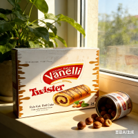 老亚Vanelli榛子瑞士卷蛋糕糕点