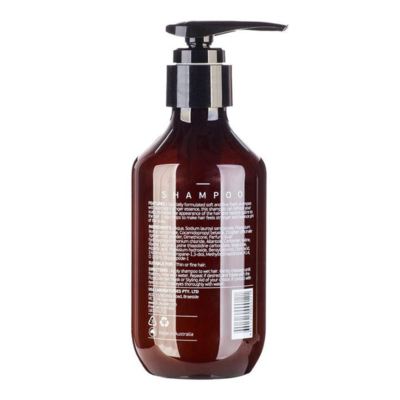 FicceCode菲诗蔻 有机生姜防脱洗发水 300ml