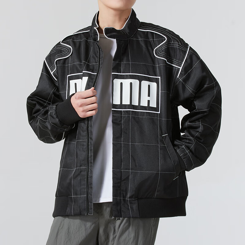 彪马(Puma)棉服男装女装新款情侣运动服保暖时尚休闲夹克外套 631974-01 ZP高清大图