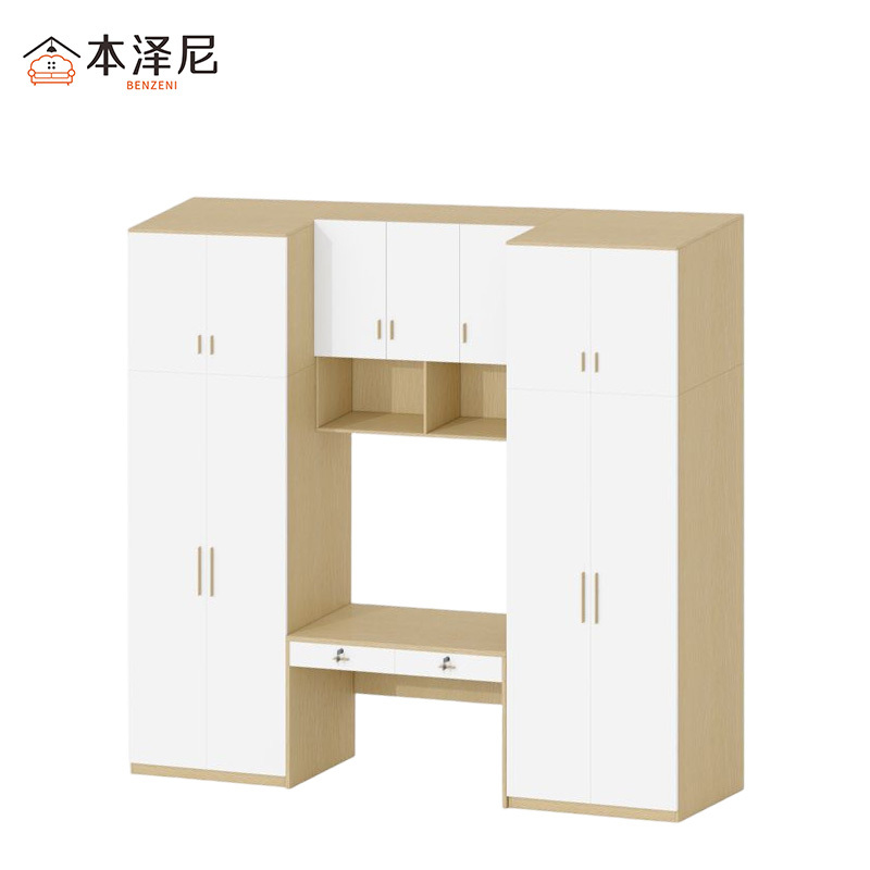 本泽尼 组合衣柜 木质组合柜 HTGD-M02WY 3000*550*2600mm 组