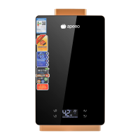 apeeo 12升燃气热水器JSQ24-FY-AHS6315TYK天然气远程遥控防冻型家用支持智能恒温功能CO防护强排式