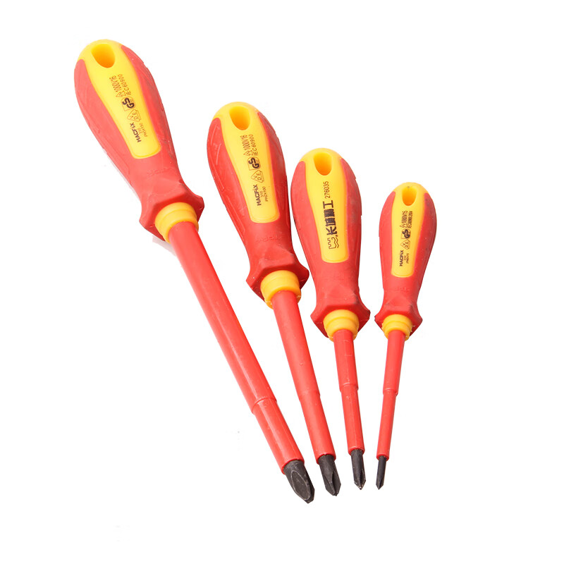长城(the great wall)长城精工十字绝缘螺丝刀电工改锥专用镙丝刀起子耐高压1000V改刀PH0X60mm高清大图