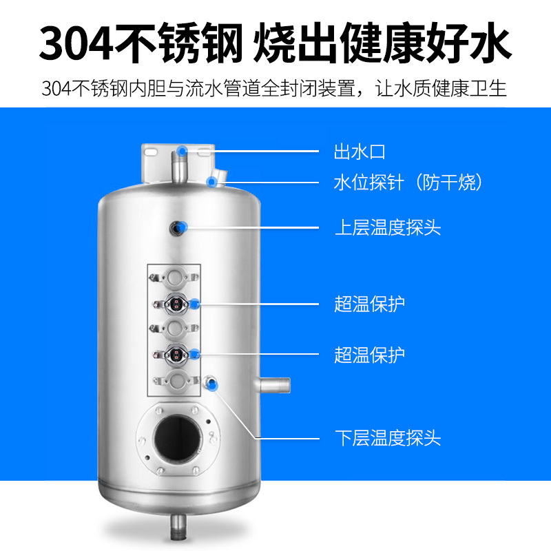飞天鼠(FTIANSHU)商用开水器大型柜式直饮水机全自动电热双头一开一温TX-2G