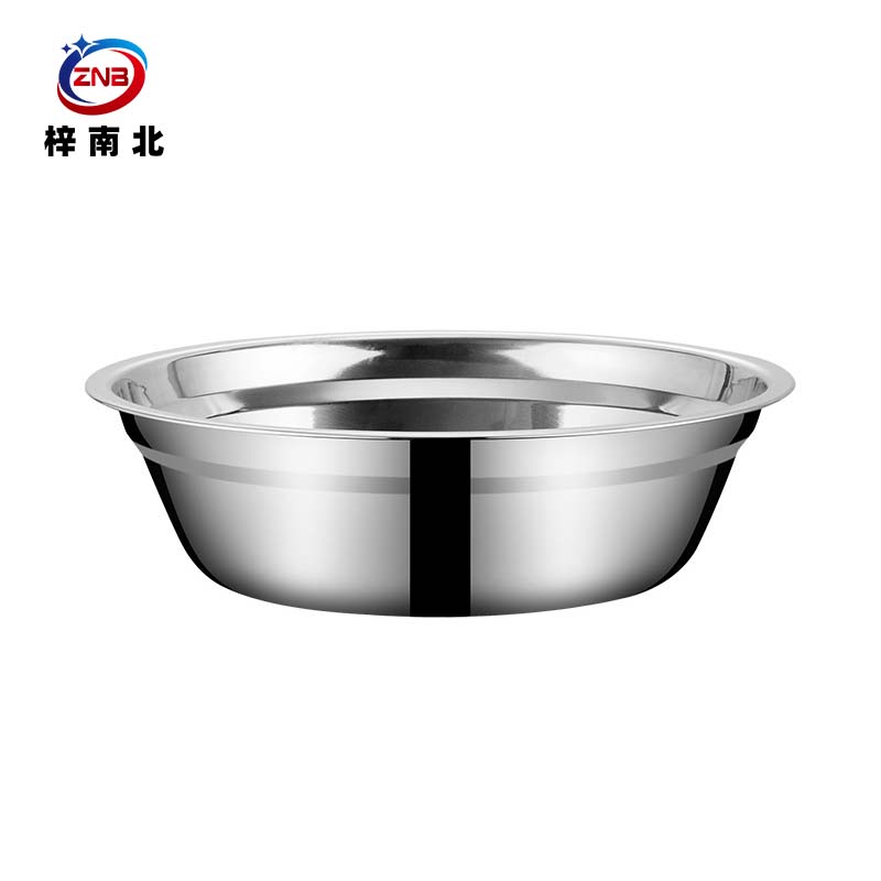 梓南北 加厚304不锈钢盆 汤盆 菜碗 20cm 个高清大图