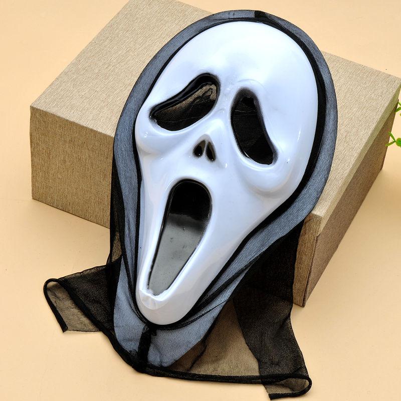 万圣节恐怖面具男女魔鬼尖叫搞怪吓人鬼脸骷髅鬼屋道具吸血鬼面具尖叫