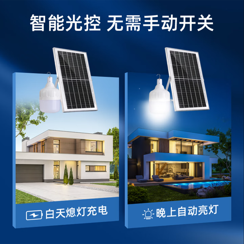 神火SG10-A户外太阳能灯庭院灯 9h长久续航360°照明智能光控远程遥控天黑自动亮灯 室内户外照明灯 单位/套高清大图