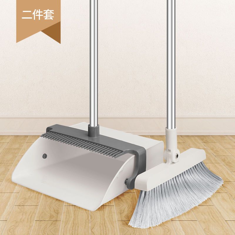 单个旋转扫把 折叠扫把r簸箕套装家用打扫头发神器扫地软毛扫帚旋转笤帚