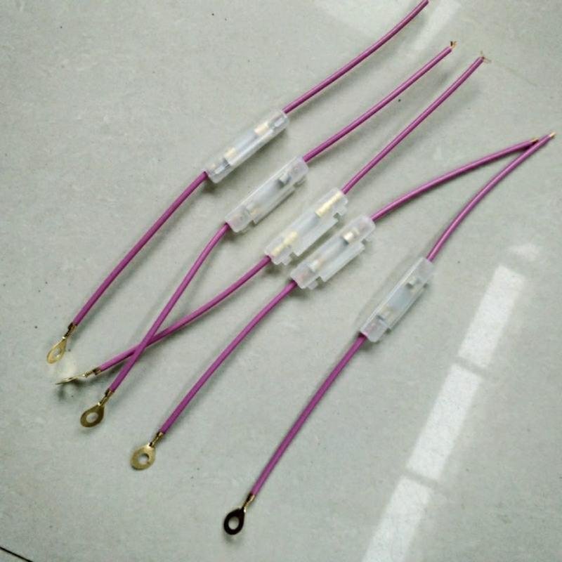 电动车配件15a电动三轮车保险丝保险管带线保险盒三轮摩托车保