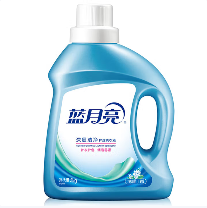 蓝月亮清雅丁香洁净洗衣液1kg 0152