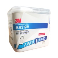 3M细滑牙线棒*2包(150支装) 牙齿牙缝护理清洁成人款