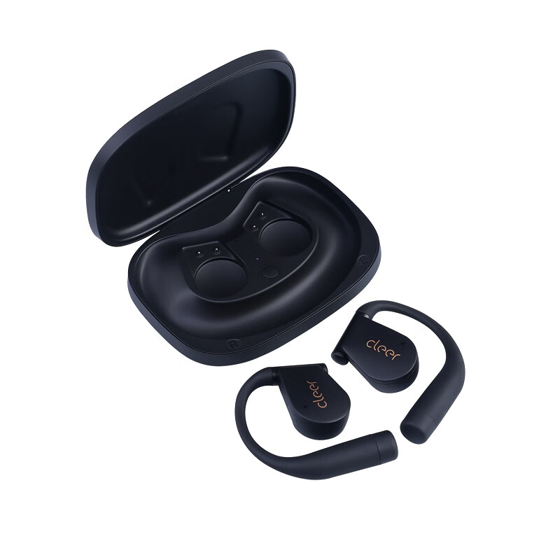 CLEER ARC Air2开放式AI蓝牙耳机(荟品定制版),黑色高清大图