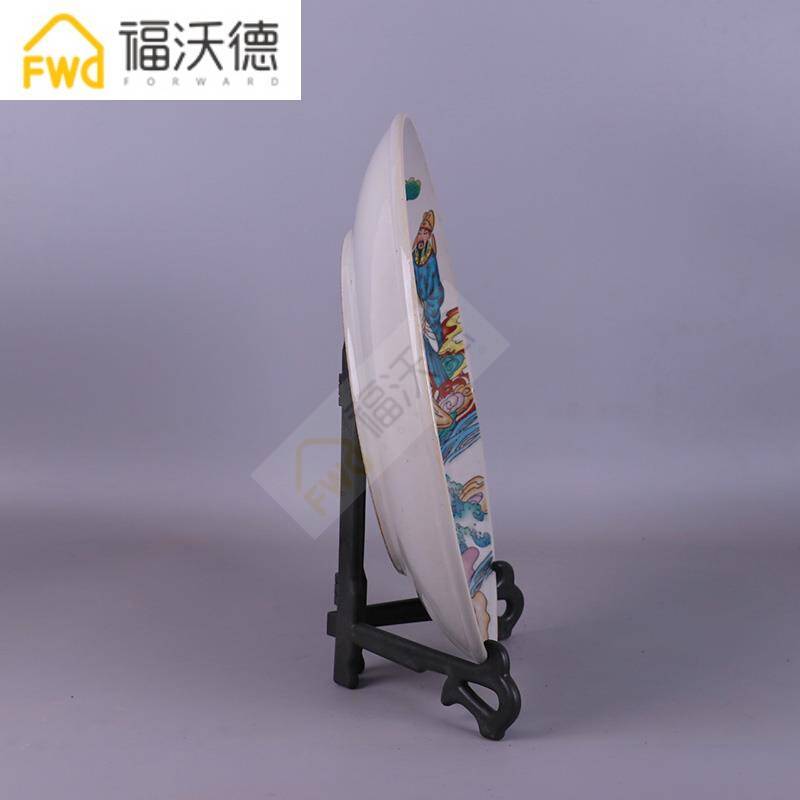 清乾隆年粉彩八仙过海图挂盘仿古瓷器做旧古玩古董摆件旧货老物件 图片色