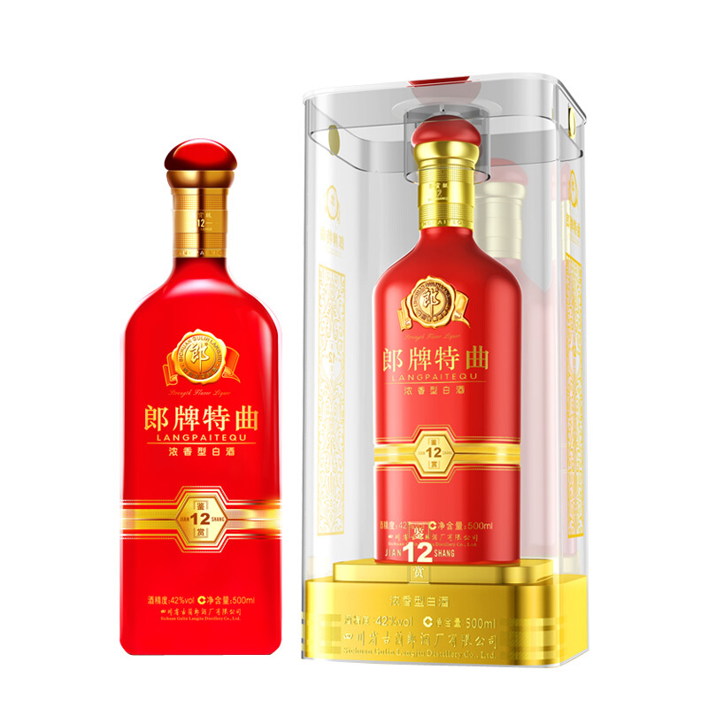 郎酒 郎牌特曲鉴赏12 42度 500ml 单瓶装 浓香型白酒