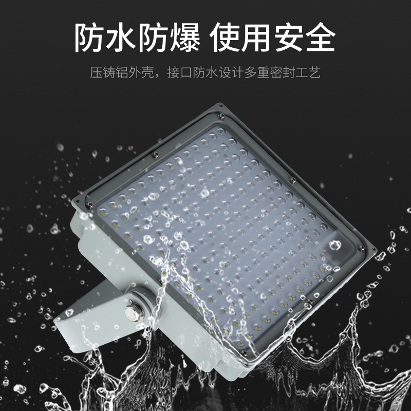 明特佳 MTJ-ZTD9203A 100W、IP66、AC220V、5700K、LED投光灯(计价单位:个) 灰色高清大图