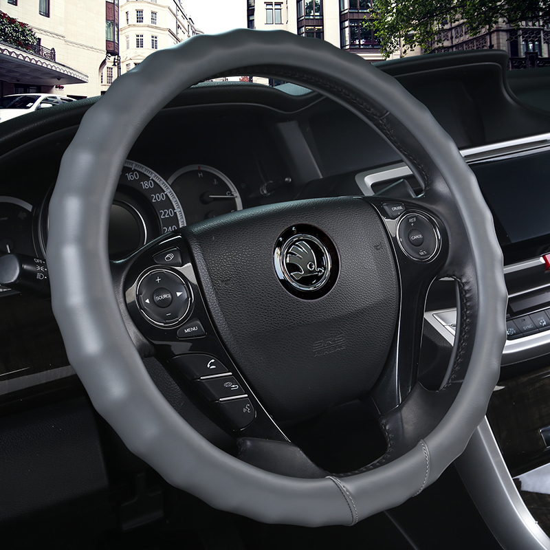 斯柯达晶锐 明锐 欣锐 速派 野帝专用方向盘套四季通用汽车把套女