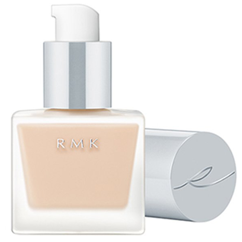 [覆盖细纹]RMK 丝薄粉底液30ml 液状粉霜水粉透气控油保湿遮瑕#202防晒