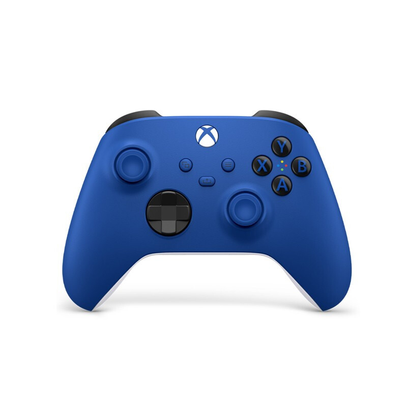 微软(Microsoft)手柄/方向盘Xbox手柄蓝色报价_参数_图片_视频_怎么样_问答-苏宁易购, image size:800x800