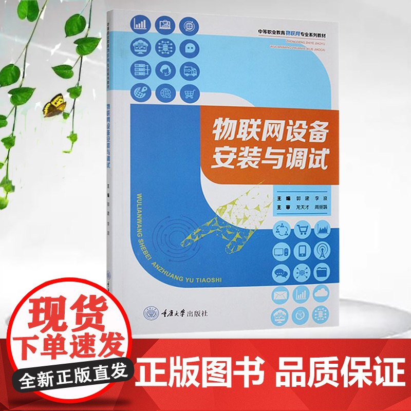 正版新书 物联网设备安装与调试 郭建 李浪著 重庆大学出版社 9787568947404高清大图