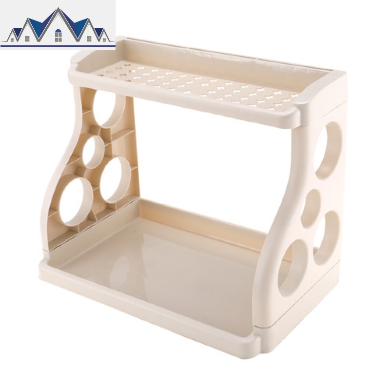 多层收纳架塑料家用厨房置物架免打孔多功能调料架落地刀架储物架_2_998高清大图