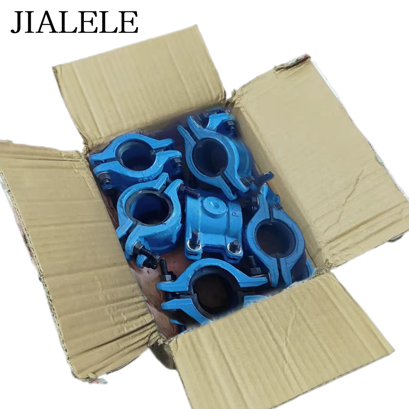 JIALELE球墨铸铁直管哈夫节(包塑料管)PE160×500高清大图