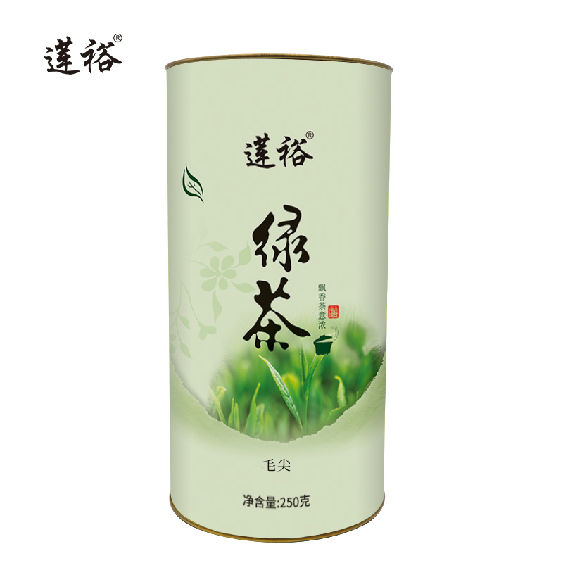 莲裕 绿茶毛尖250克桶高清大图