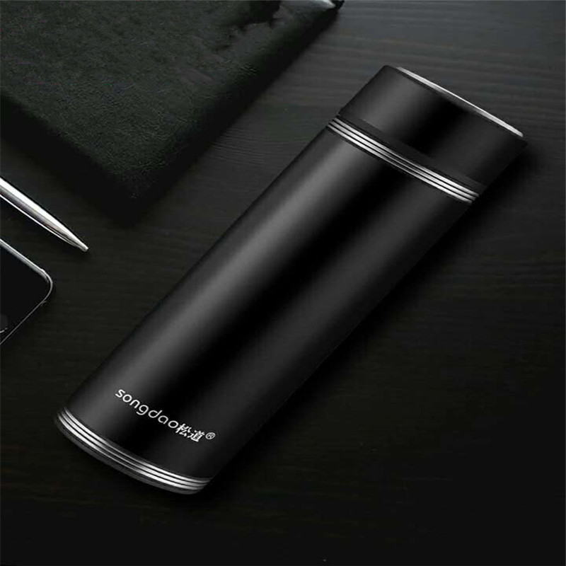 松道高档保温杯ins时尚男女士真空不