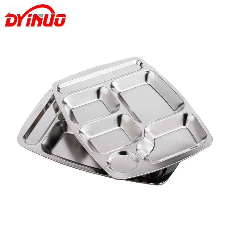 DYINUO 304不锈钢餐盘六格(8两)个高清大图