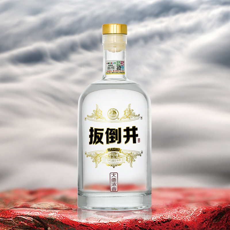 扳倒井白酒52度大曲浓香500ml*2瓶纯粮食酒 浓香型礼盒装